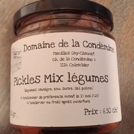 Pickles Mix légumes - Marché de la Condémine